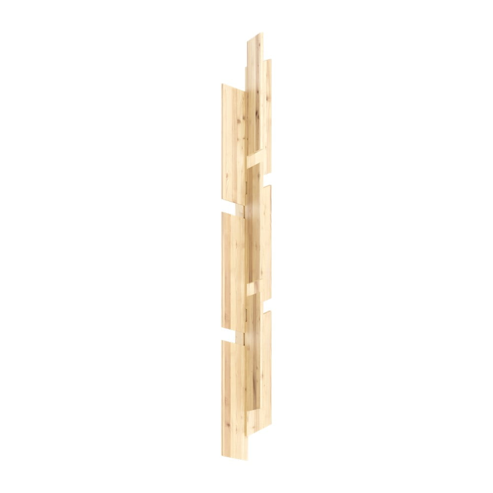 Natúr színű borovi fenyő fali fogas 26 cm Keeper – Karup Design