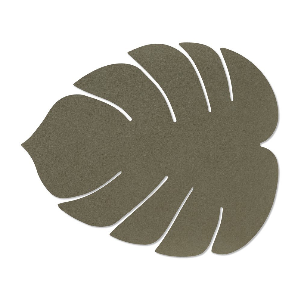 Öko bőr tányéralátét 35x42 cm Monstera Leaf Nupo – LIND DNA