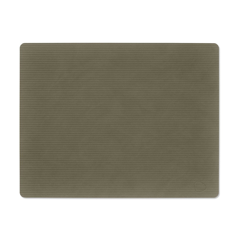 Öko bőr tányéralátét 35x45 cm Square L Corduroy – LIND DNA