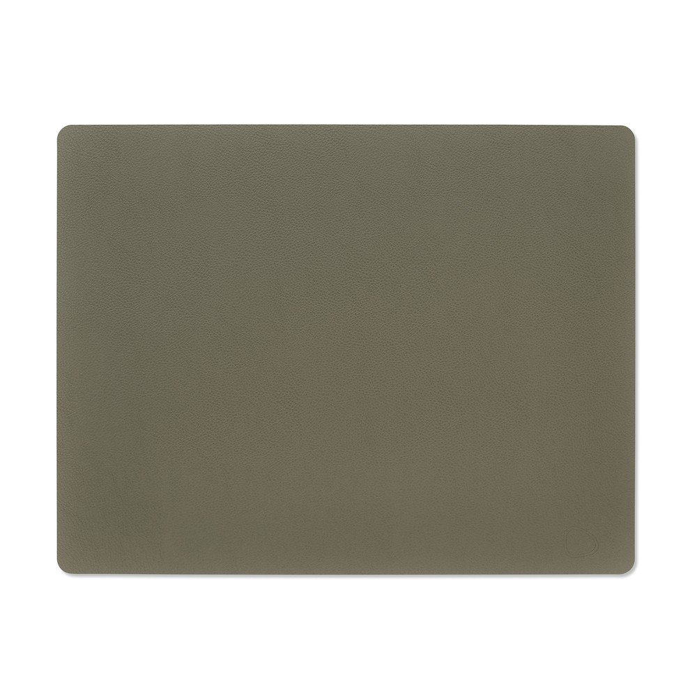 Öko bőr tányéralátét 35x45 cm Square L Serene – LIND DNA