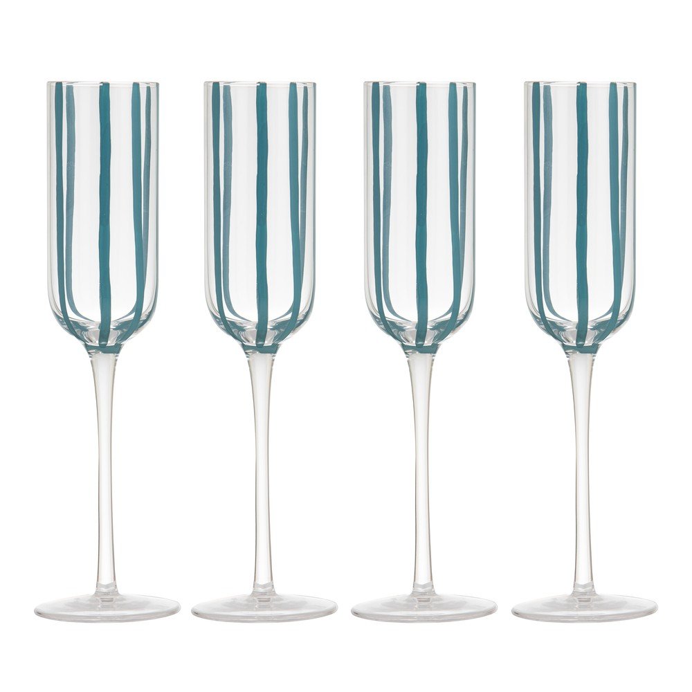Pezsgőspohár szett 4 db-os 180 ml Stripe – Ladelle
