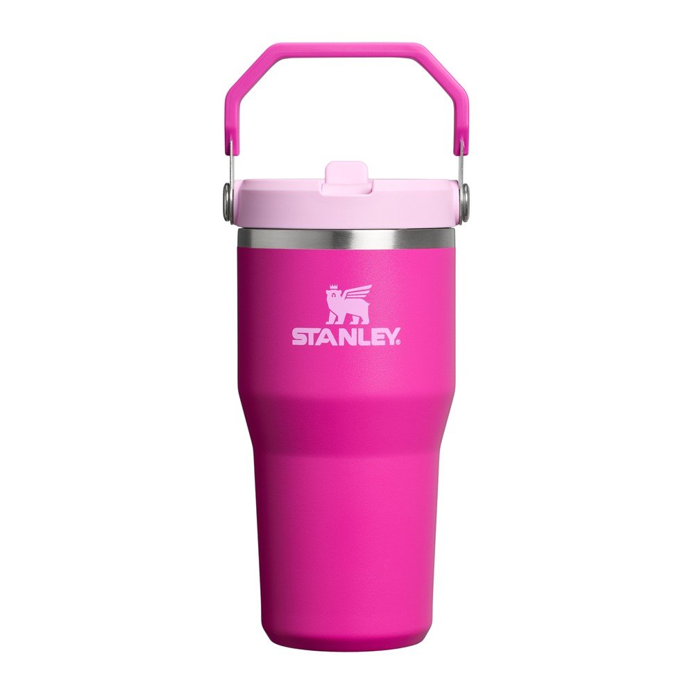 Rózsaszín termosz 600 ml IceFlow Flip Straw 2.0 – Stanley