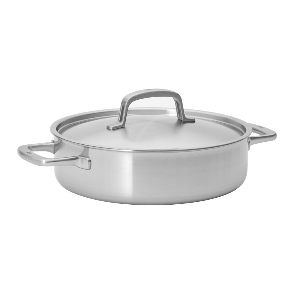 Rozsdamentes acél serpenyő fedővel ø 28 cm tegame Lucca 3.0 – FABINI