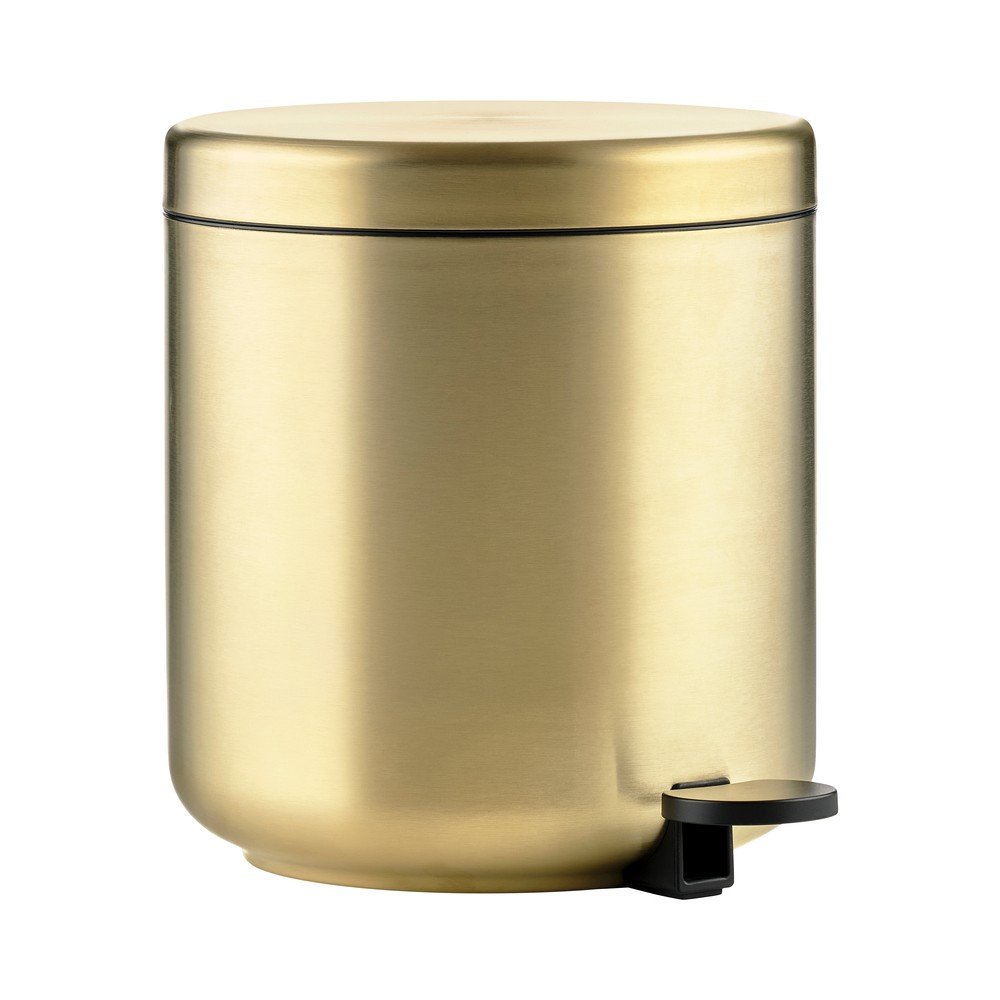 Sárgaréz színű rozsdamentes acél pedálos szemetes 4 l Ume Brass – Zone