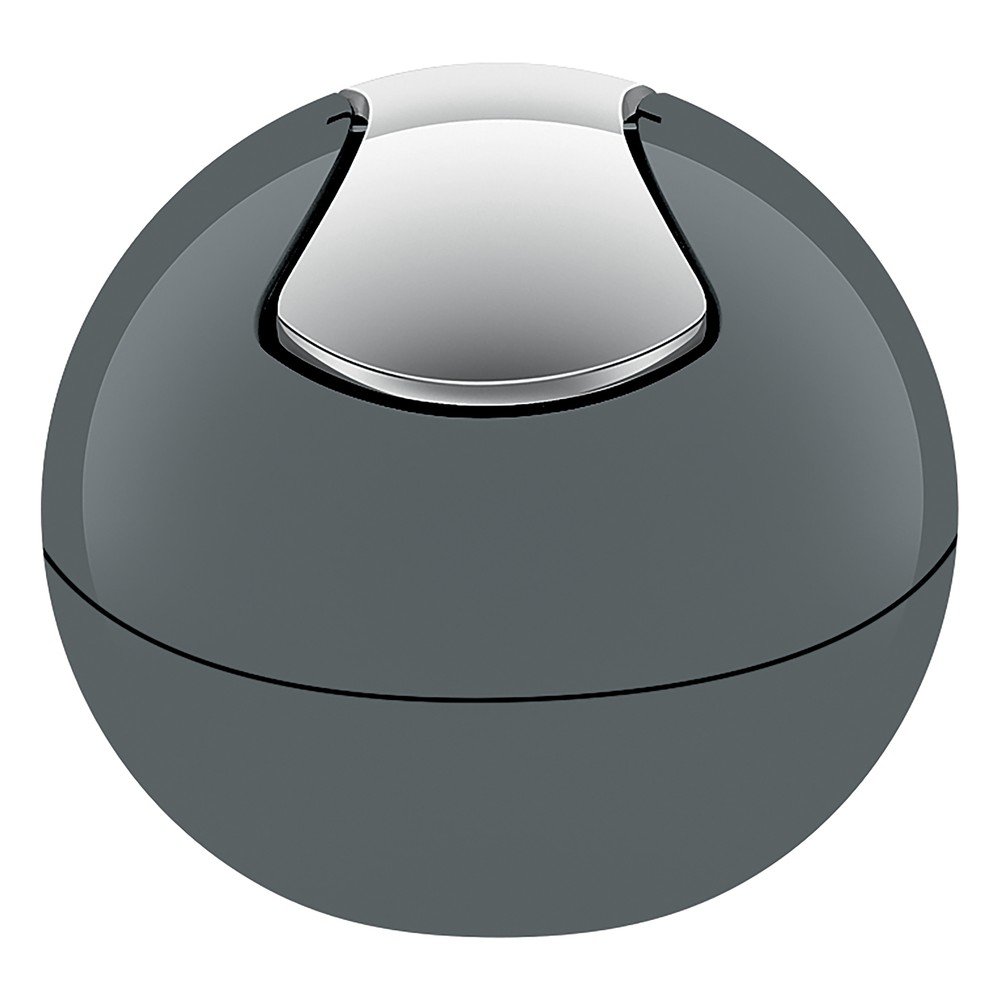 Sötétszürke műanyag szemetes 1 l   Bowl – Spirella