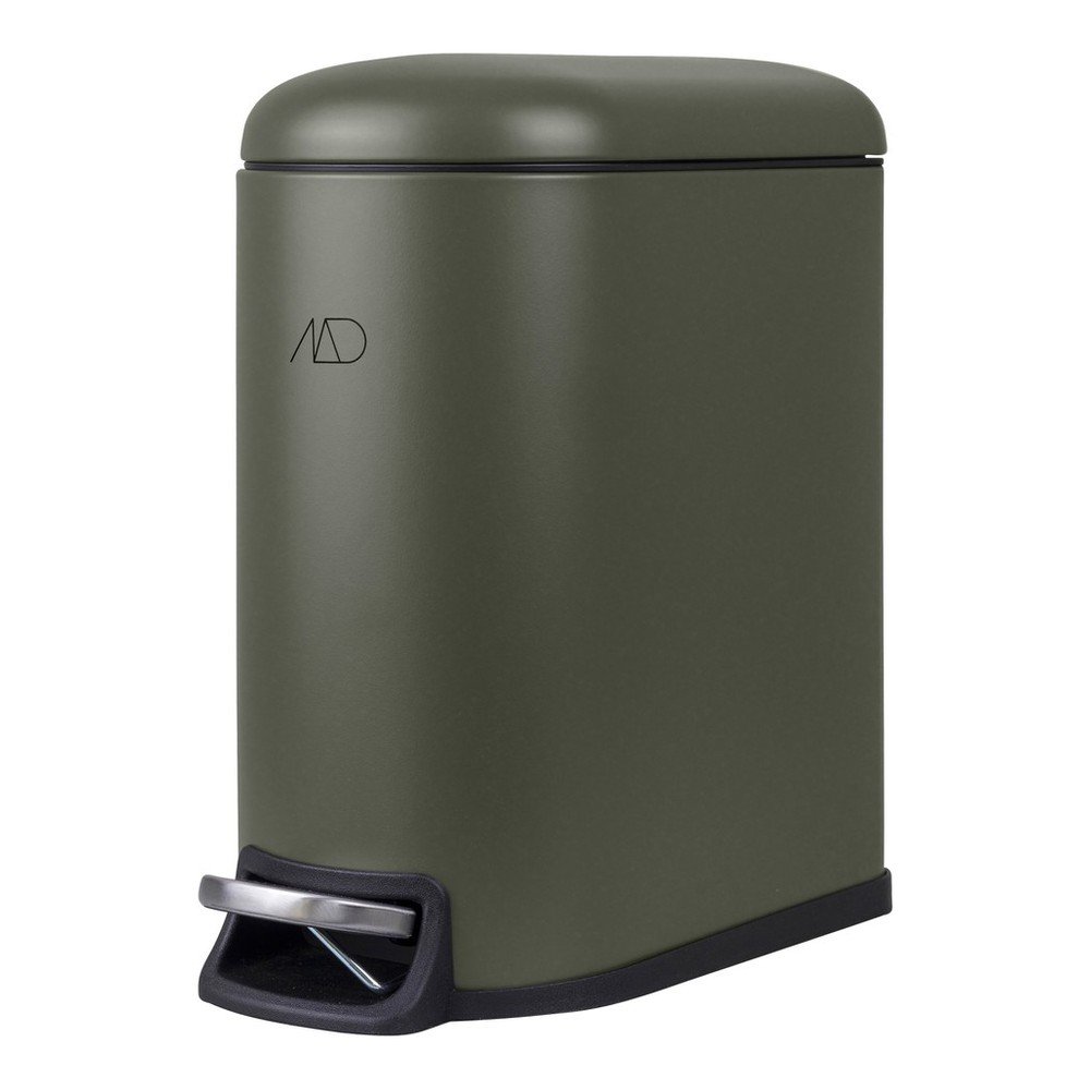 Sötétzöld fém pedálos szemetes 5 l Mini Walther – Mette Ditmer Denmark