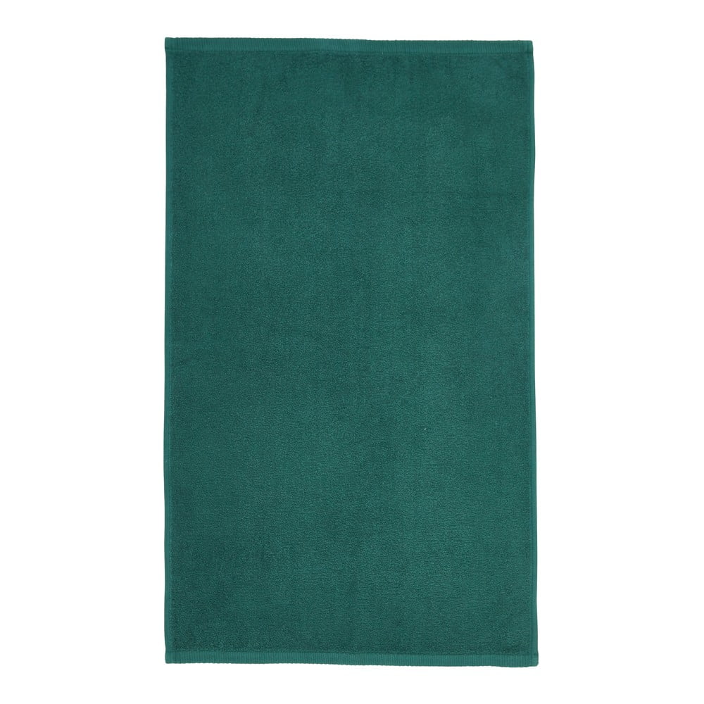 Sötétzöld gyorsan száradó-frottír pamut fürdőlepedő 90x140 cm Quick Dry – Catherine Lansfield