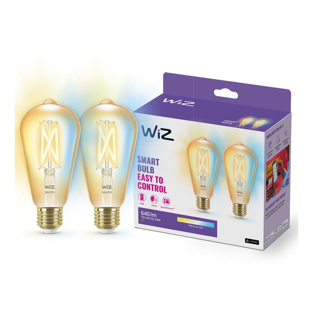 Szálas okos izzó szett 2 db-os E27