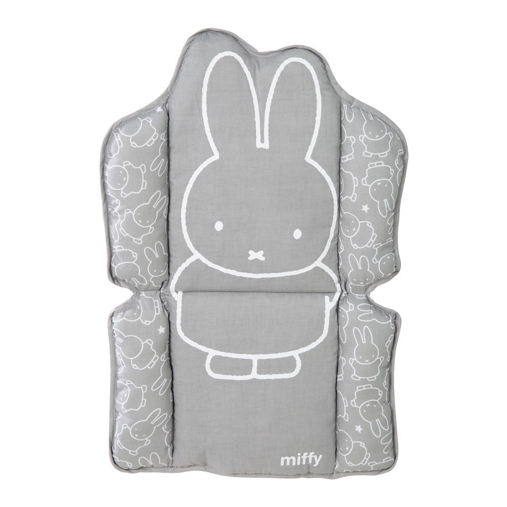 Szürke etetőszék huzat Miffy – Roba