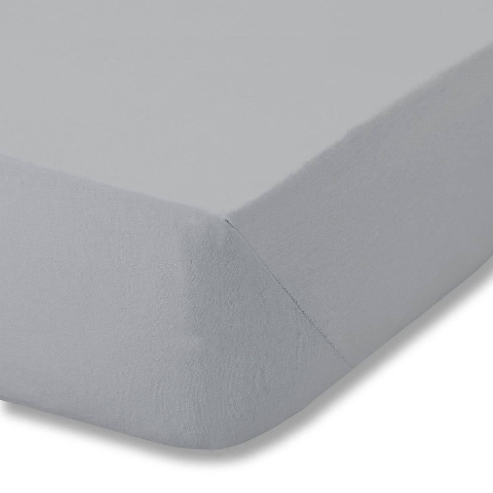 Szürke gumis flanel lepedő 150x200 cm Brushed – Catherine Lansfield