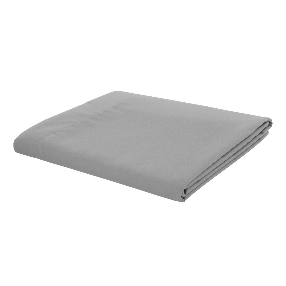 Szürke perkál lepedő 180x260 cm Easy Iron Percale – Catherine Lansfield