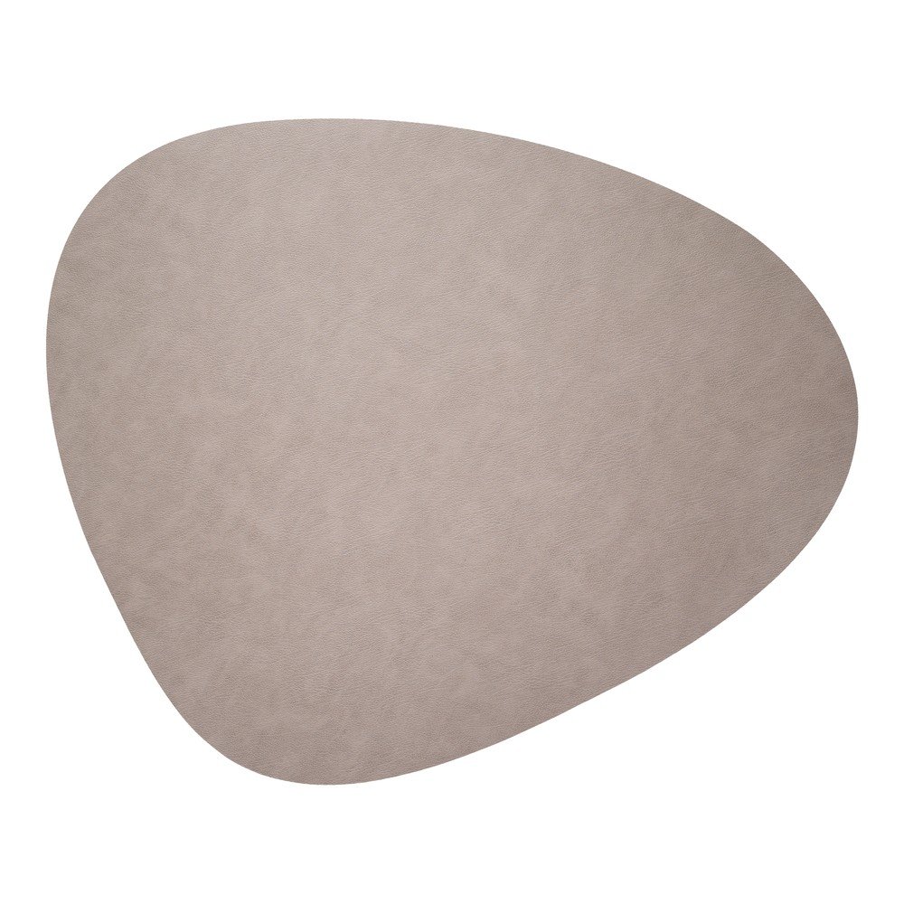 Szürkésbézs bőr 115x135 cm Curve XXXL Bull – LIND DNA