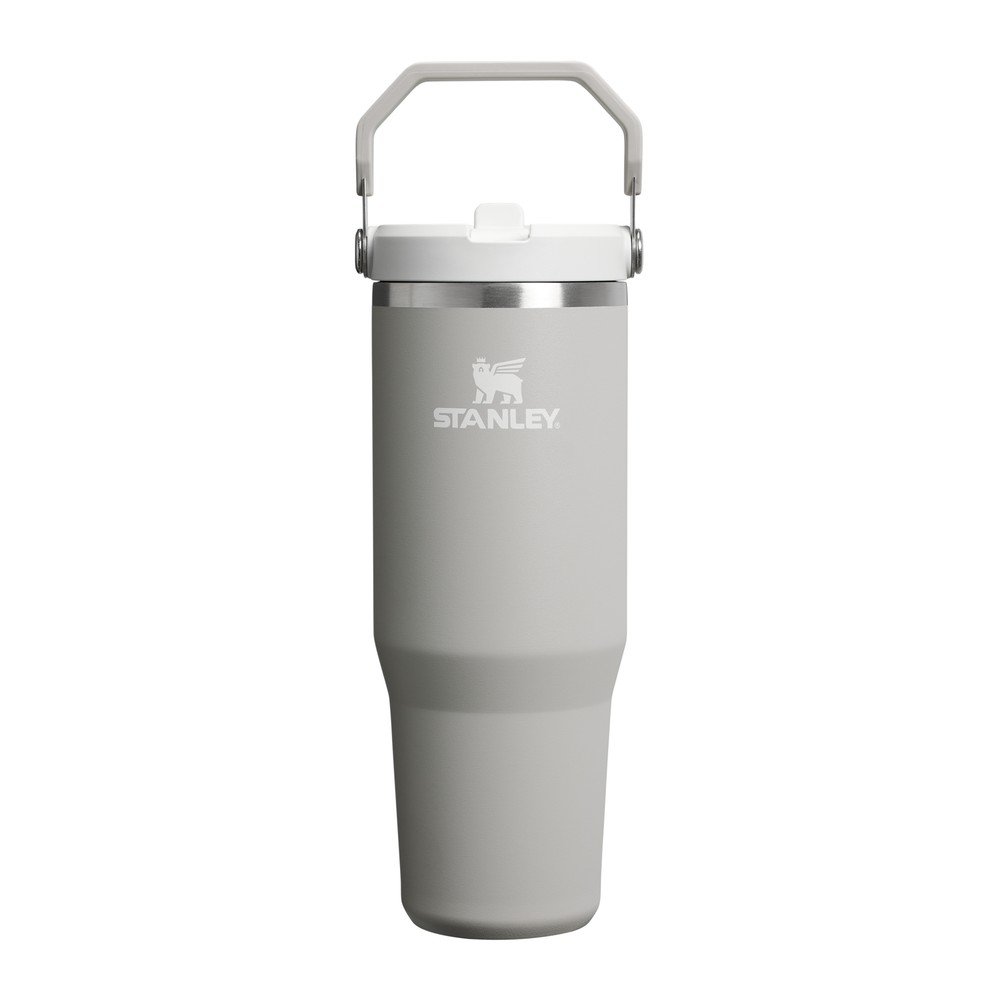 Szürkésbézs termosz 890 ml IceFlow Flip Straw 2.0 – Stanley