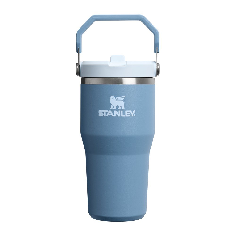 Szürkéskék termosz 600 ml IceFlow Flip Straw 2.0 – Stanley