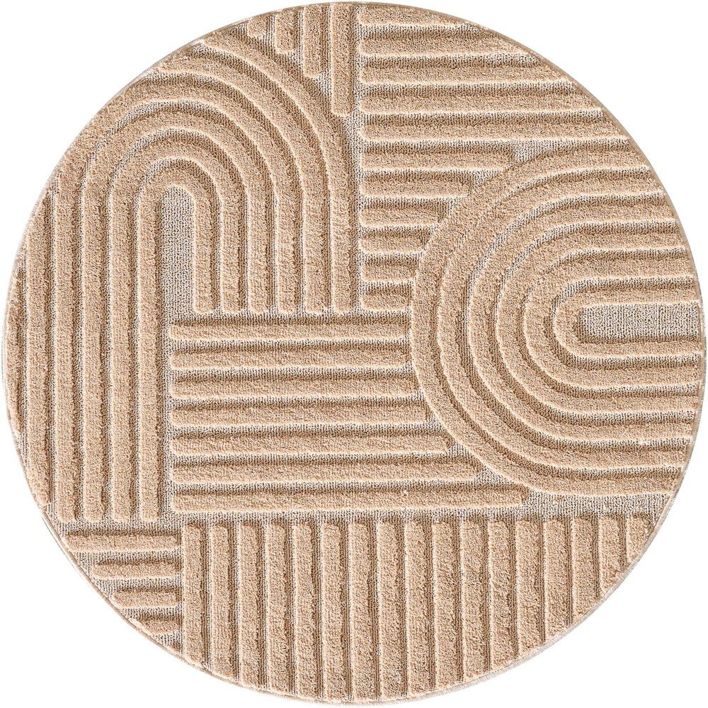 Világos rózsaszín kerek szőnyeg ø 160 cm Art 1121 – Ayyildiz Carpets