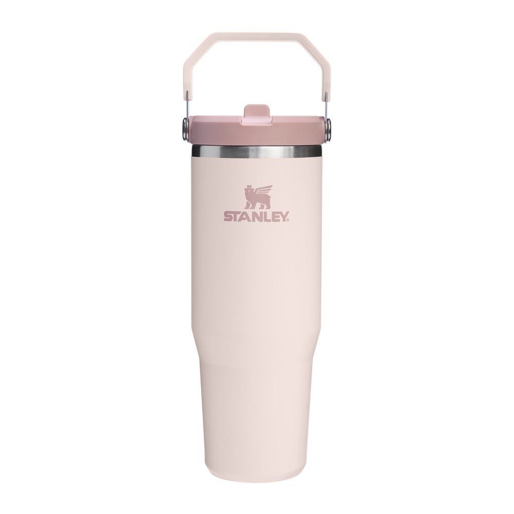 Világos rózsaszín termosz 890 ml IceFlow Flip Straw 2.0 – Stanley