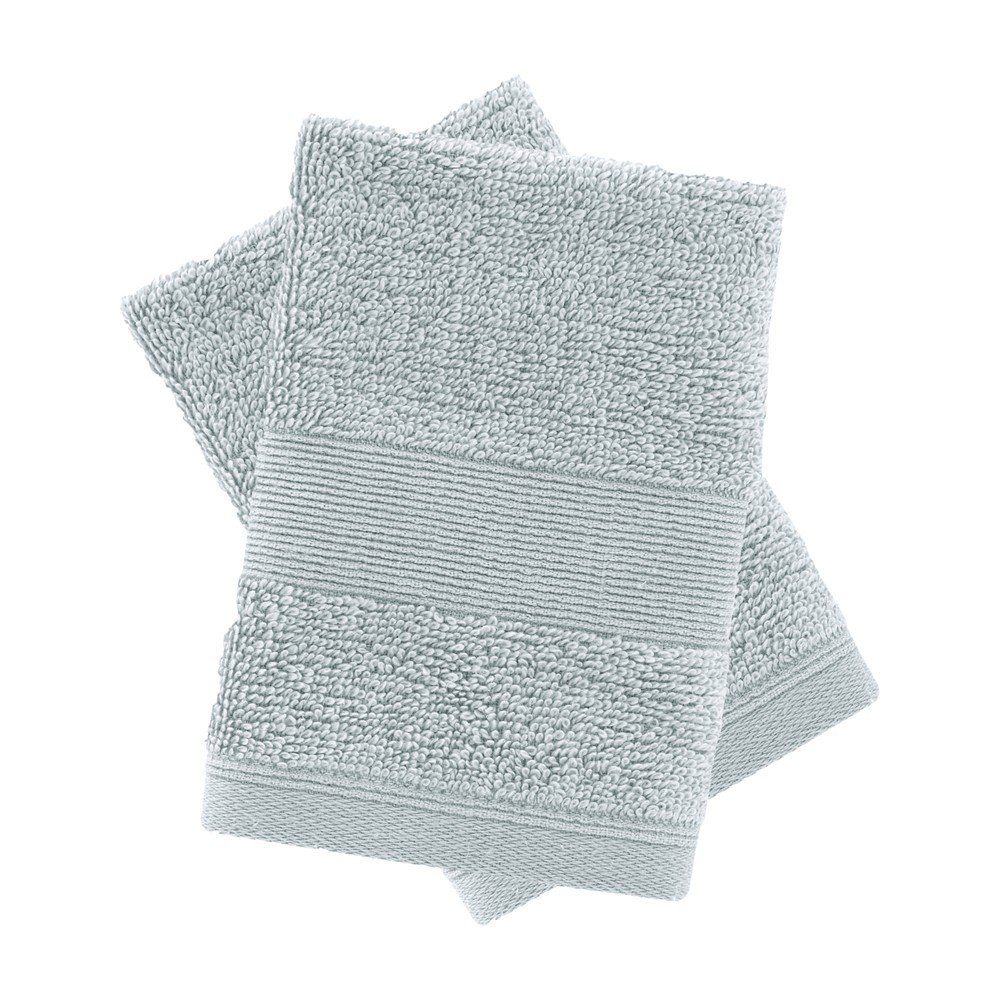 Világosszürke frottír pamut törölköző szett 2 db-os 30x30 cm Anti-Bacterial – Catherine Lansfield