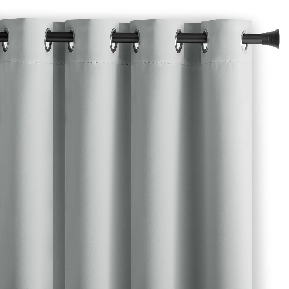 Világosszürke sötétítő függöny 140x270 cm Eyelets – Restilo