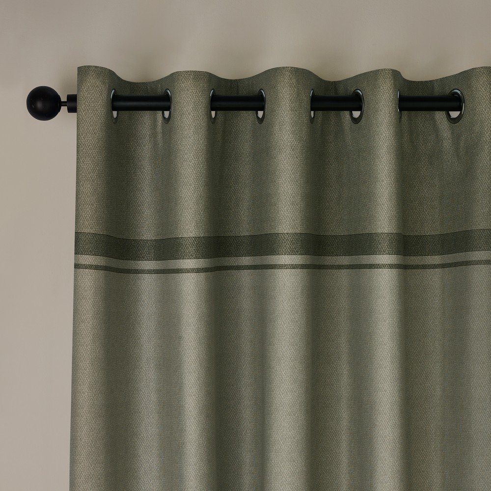 Zöld függöny szett 2 db-os 168x229 cm Melville – Catherine Lansfield