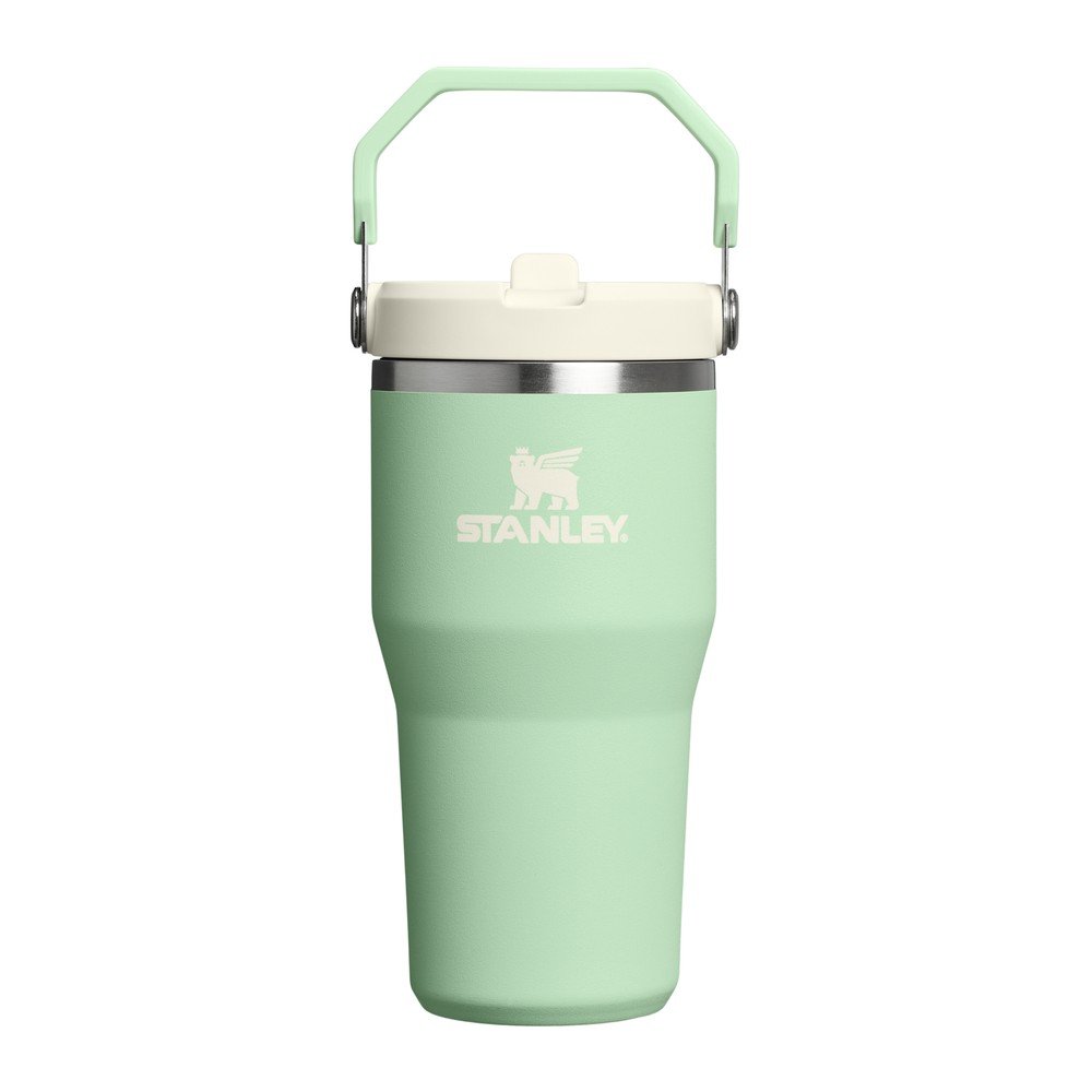 Zsályaszínű termosz 600 ml IceFlow Flip Straw 2.0 – Stanley