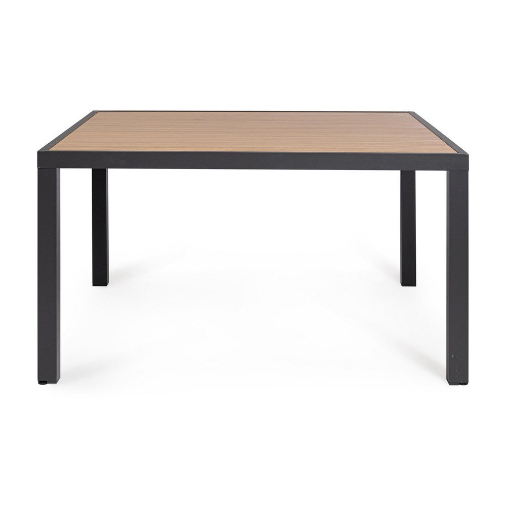 Alumínium kerti étkezőasztal 136x136 cm Hilija   – Bizzotto