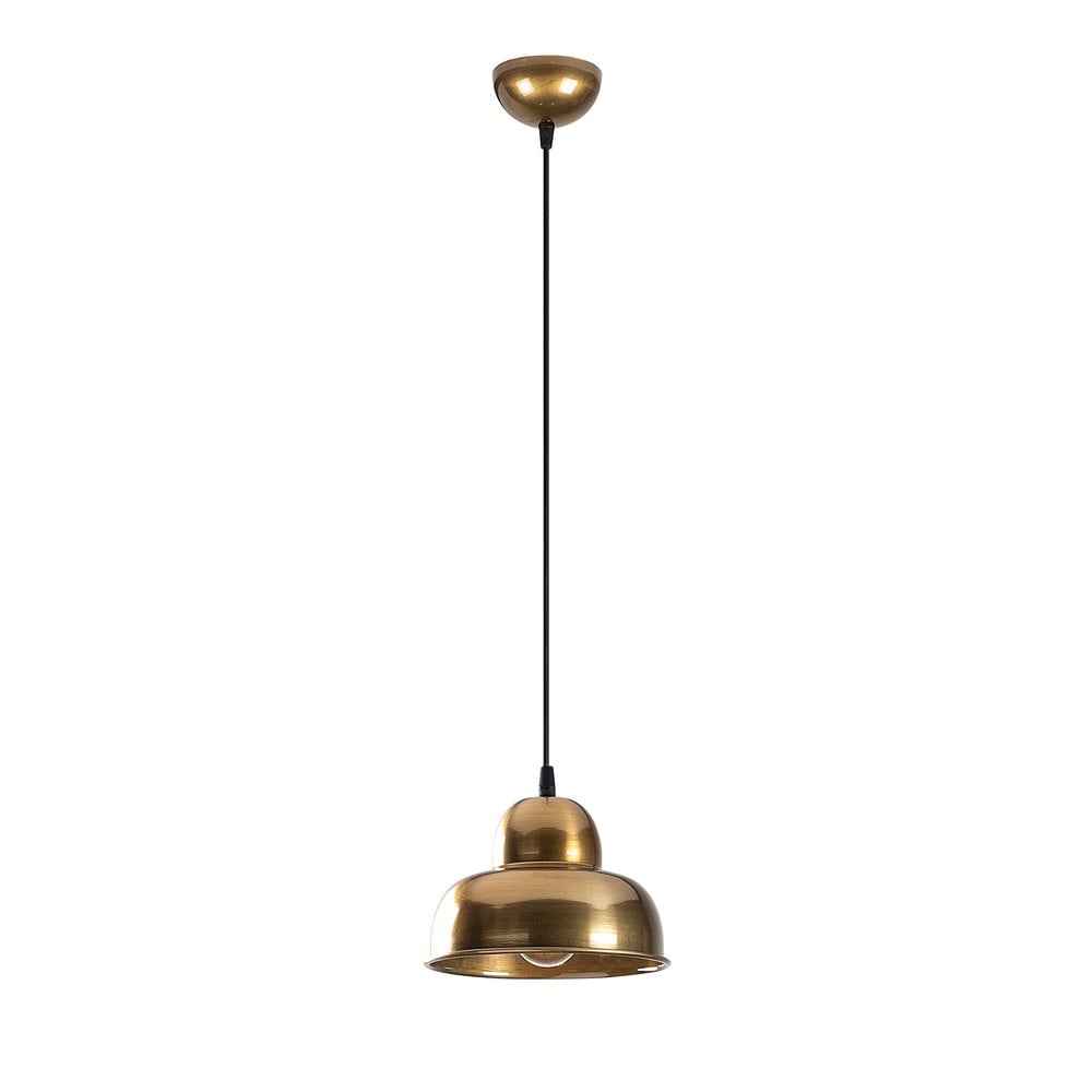 Aranyszínű függőlámpa fém búrával ø 20 cm Berceste – Opviq lights