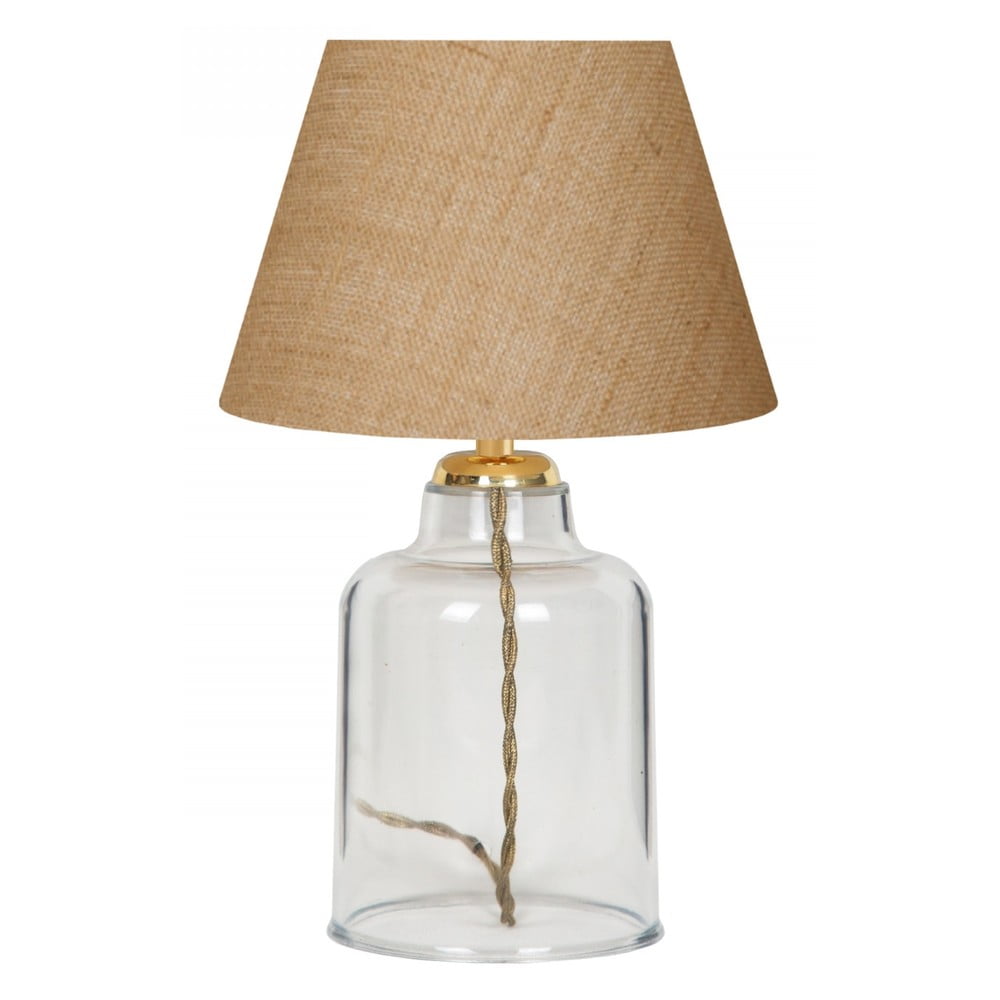 Asztali lámpa textil búrával (magasság 30 cm) Baran – Opviq lights