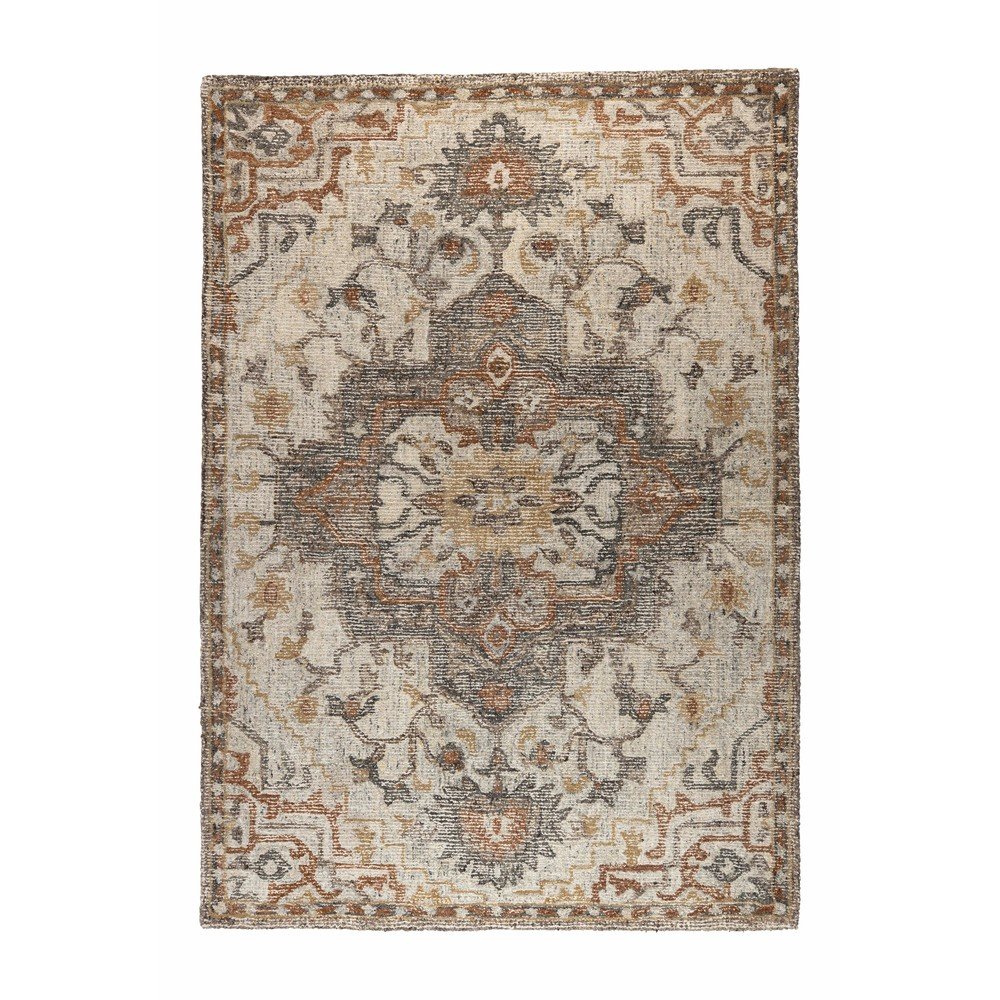 Bézs gyapjúkeverék szőnyeg 200x300 cm Amori – Dutchbone