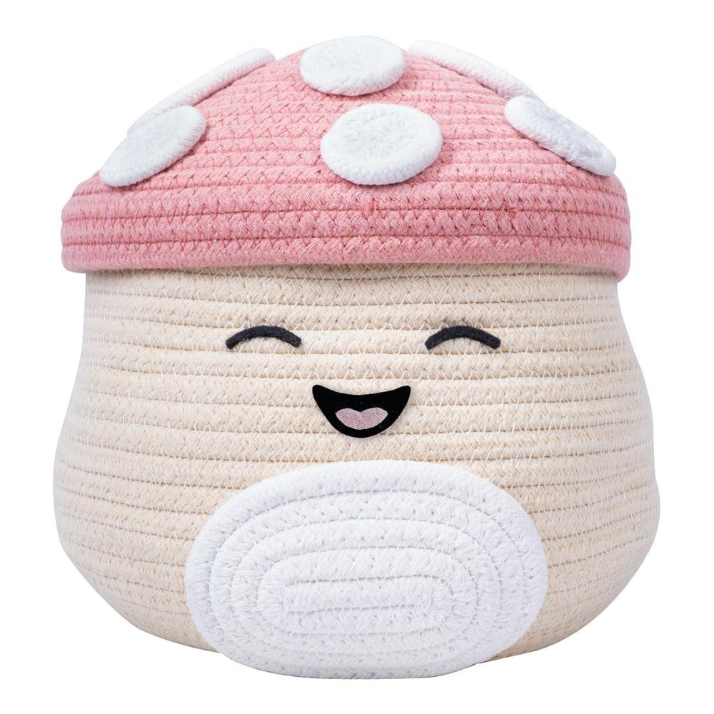 Bézs textil játéktároló kosár ø 23x22 cm Fizz Malcolm – SQUISHMALLOWS