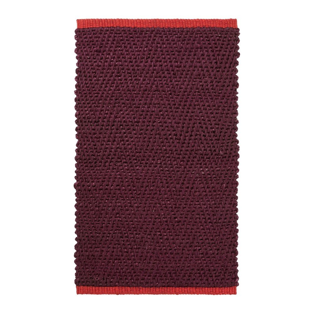 Borvörös juta szőnyeg 50x80 cm Notes – Mette Ditmer Denmark