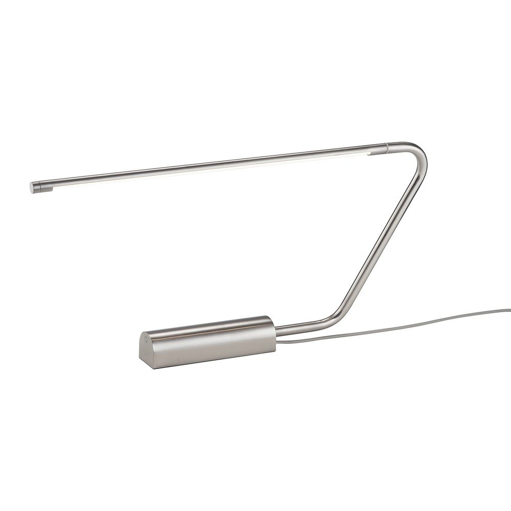 Ezüstszínű LED asztali lámpa (magasság 33 cm) Olea – Trio Select