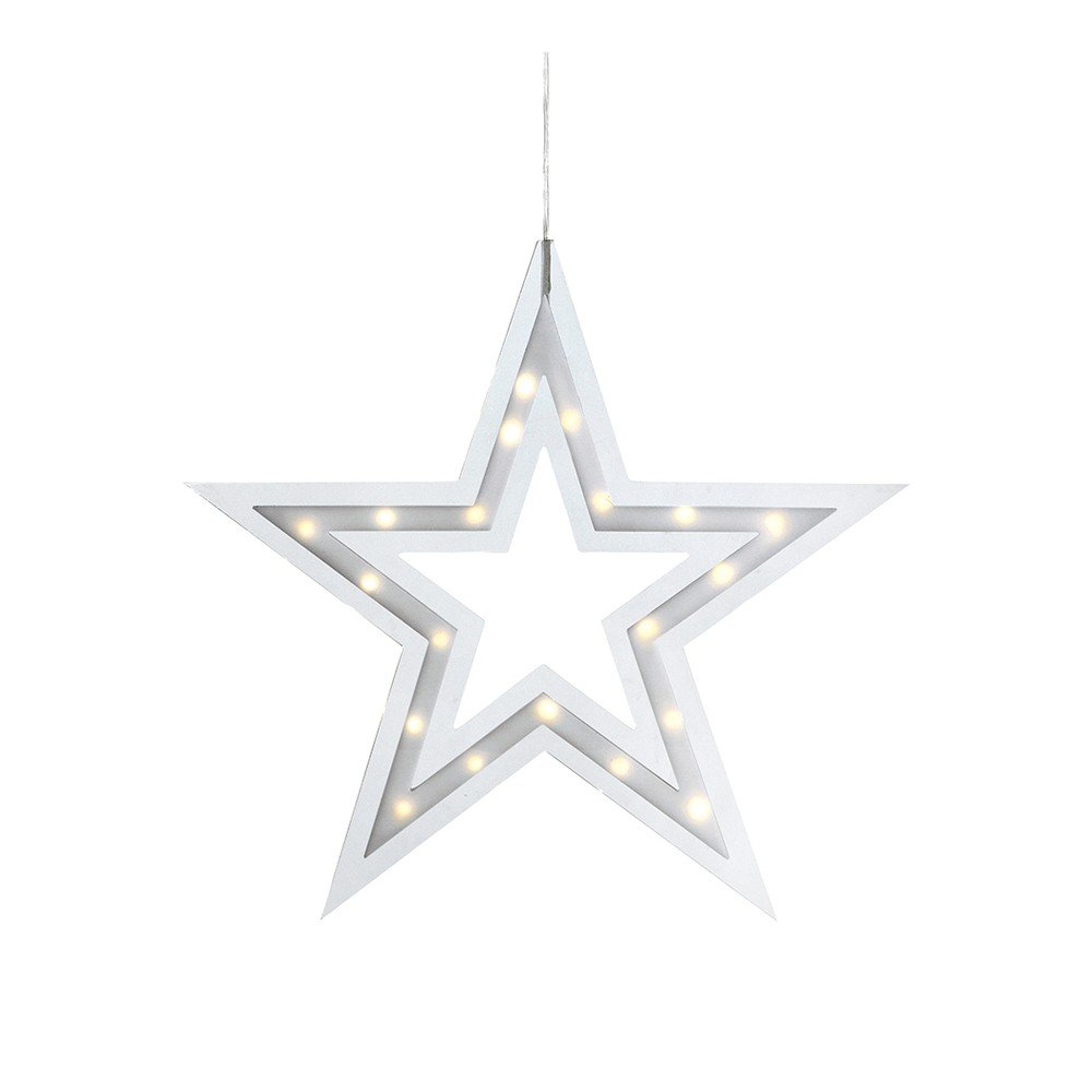 Fehér fénydekoráció Kville – Markslöjd