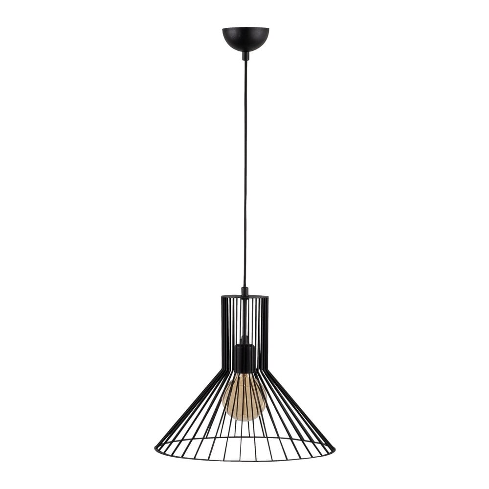 Fekete függőlámpa fém búrával ø 38 cm Fellini – Opviq lights