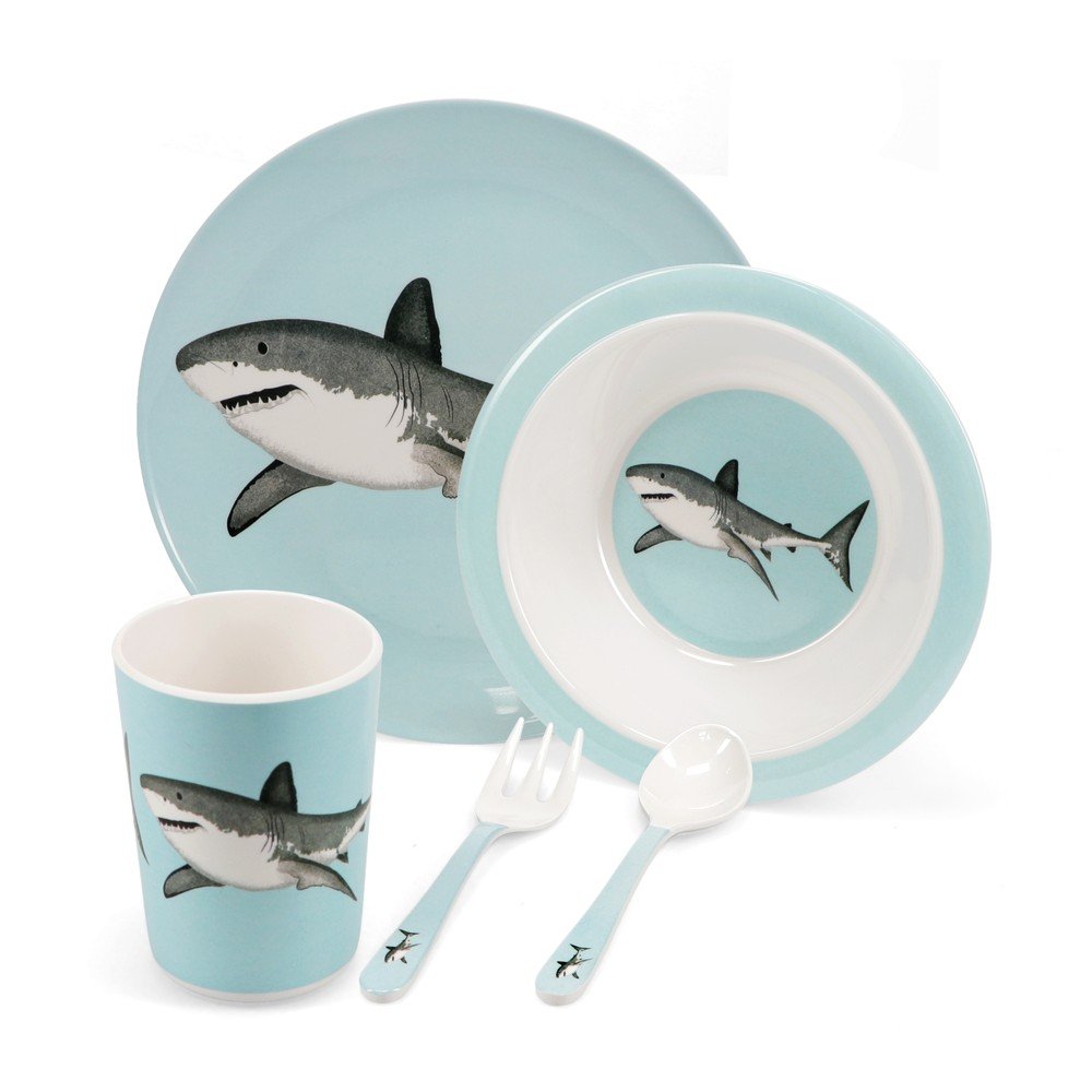 Gyerek étkészlet 5 db-os Sharks – Rex London
