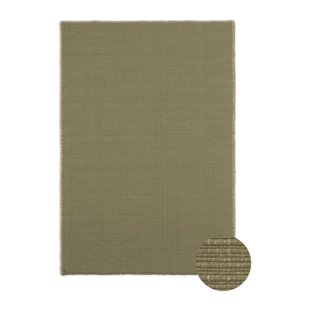 Khaki kézi szövésű pamut szőnyeg 200x300 cm Handloom – Lorena Canals