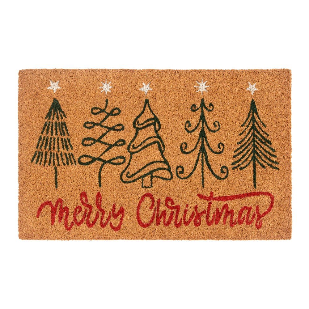 Kókuszrost lábtörlő karácsonyi mintával 40x70 cm Merry Christmas – Hanse Home