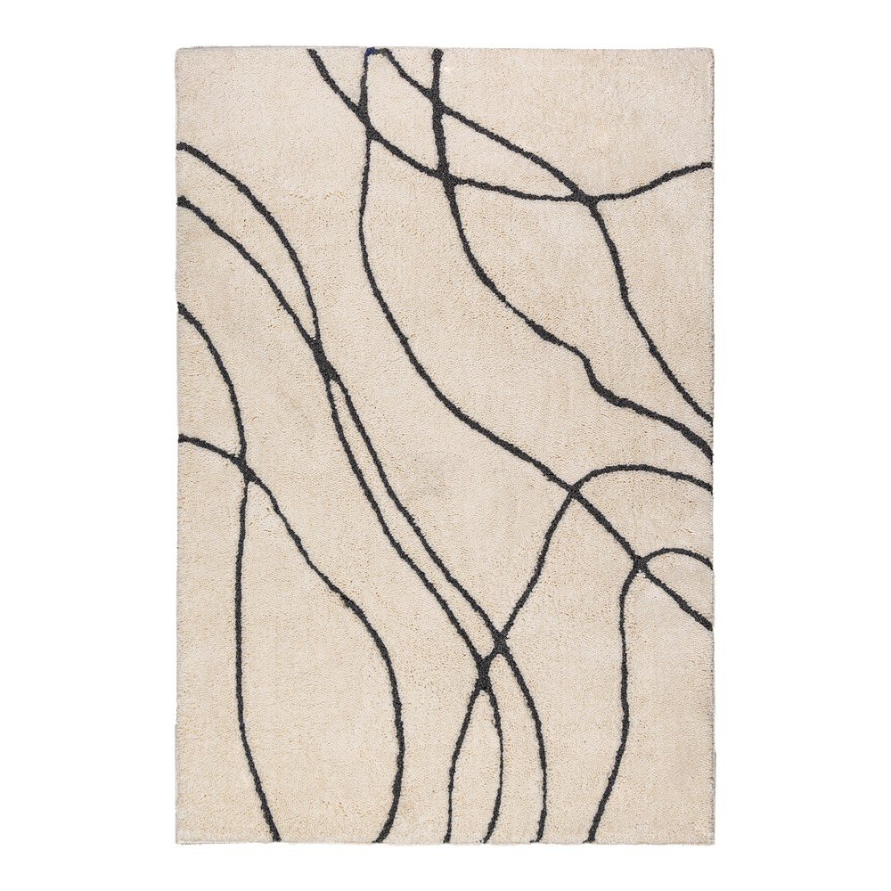 Krémszínű szőnyeg 120x170 cm Flow – Flair Rugs