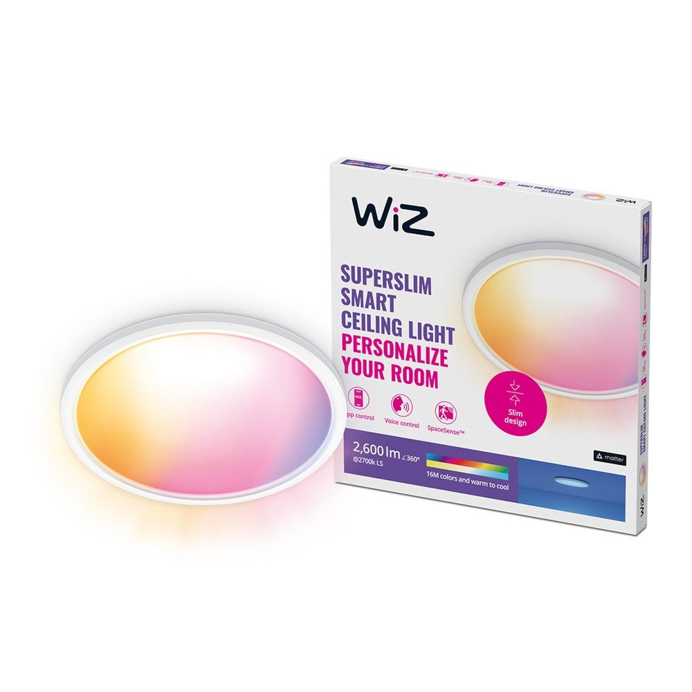 LED okos mennyezeti lámpa 22 W SuperSlim – WiZ