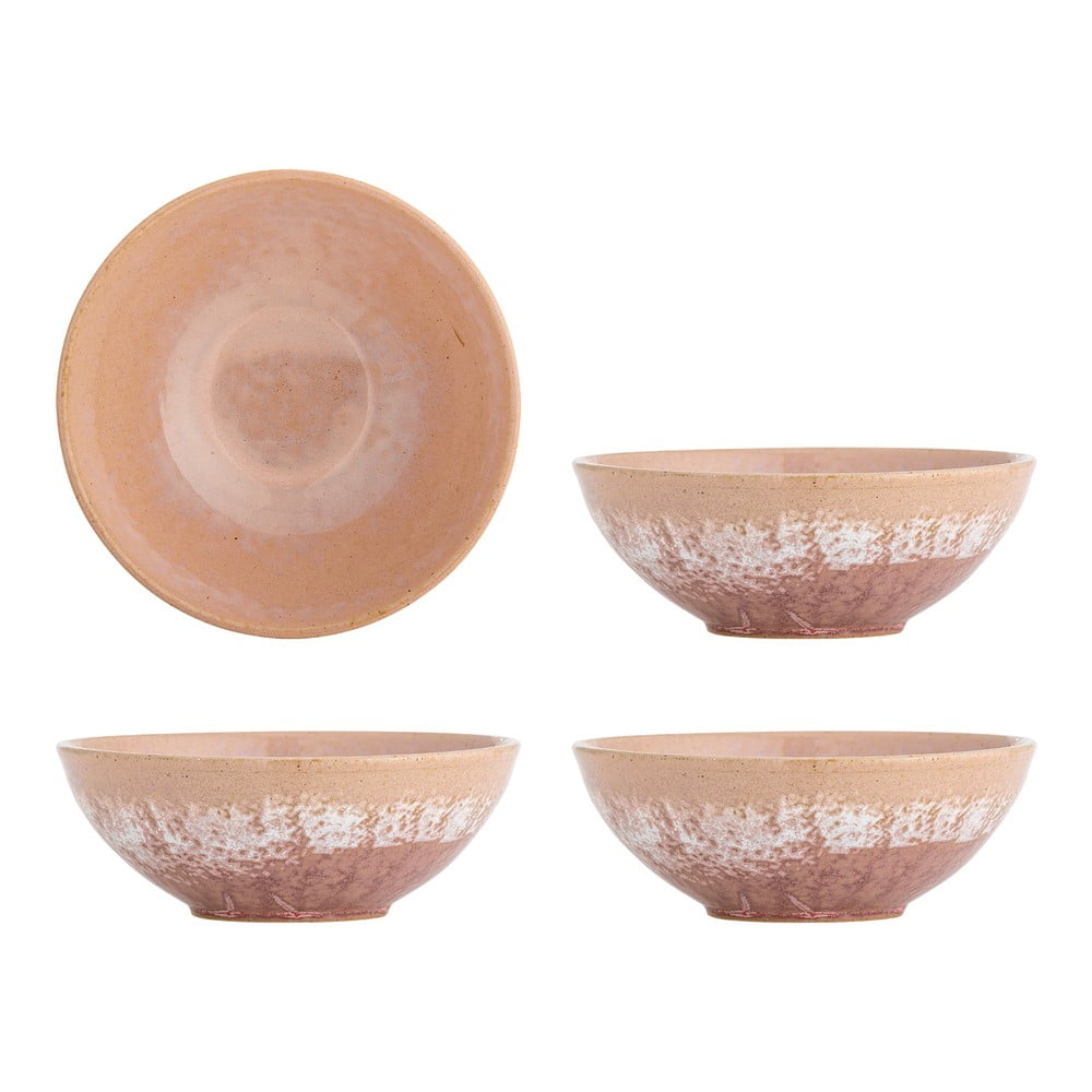 Lazacszínű kőedény tálka szett 4 db-os 890 ml Darlene – Bloomingville