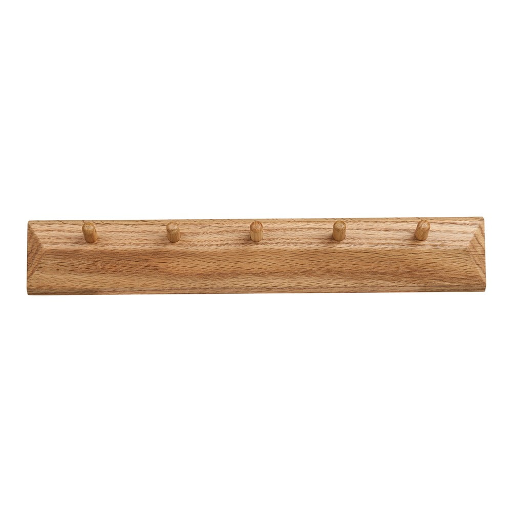 Natúr színű tölgyfa fali fogas 50 cm Barco – House Nordic