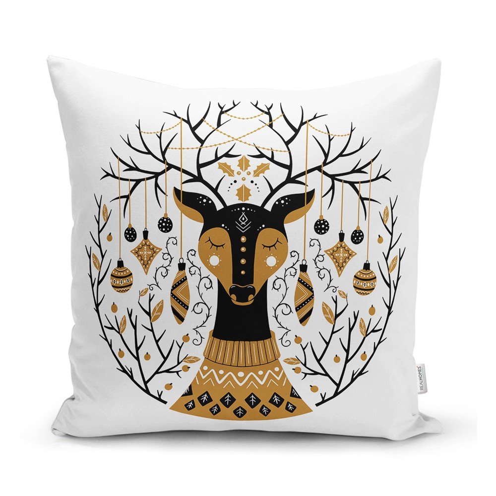 Párnahuzat karácsonyi mintával 43x43 cm Golden Illustration – Mila Home