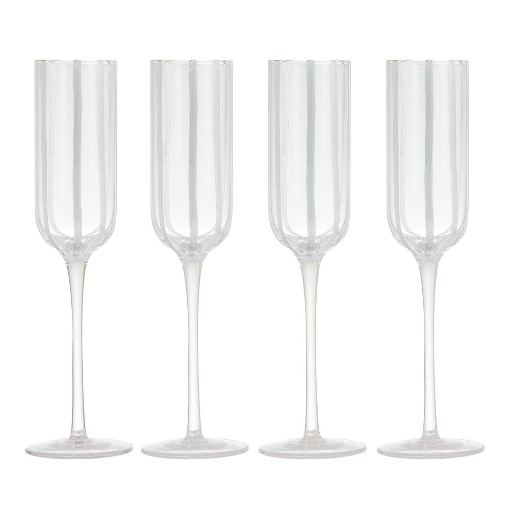 Pezsgőspohár szett 4 db-os 180 ml Stripe – Ladelle