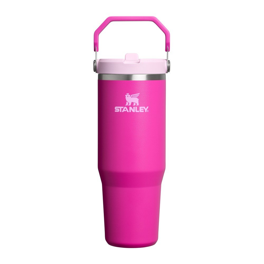 Rózsaszín termosz 890 ml IceFlow Flip Straw 2.0 – Stanley