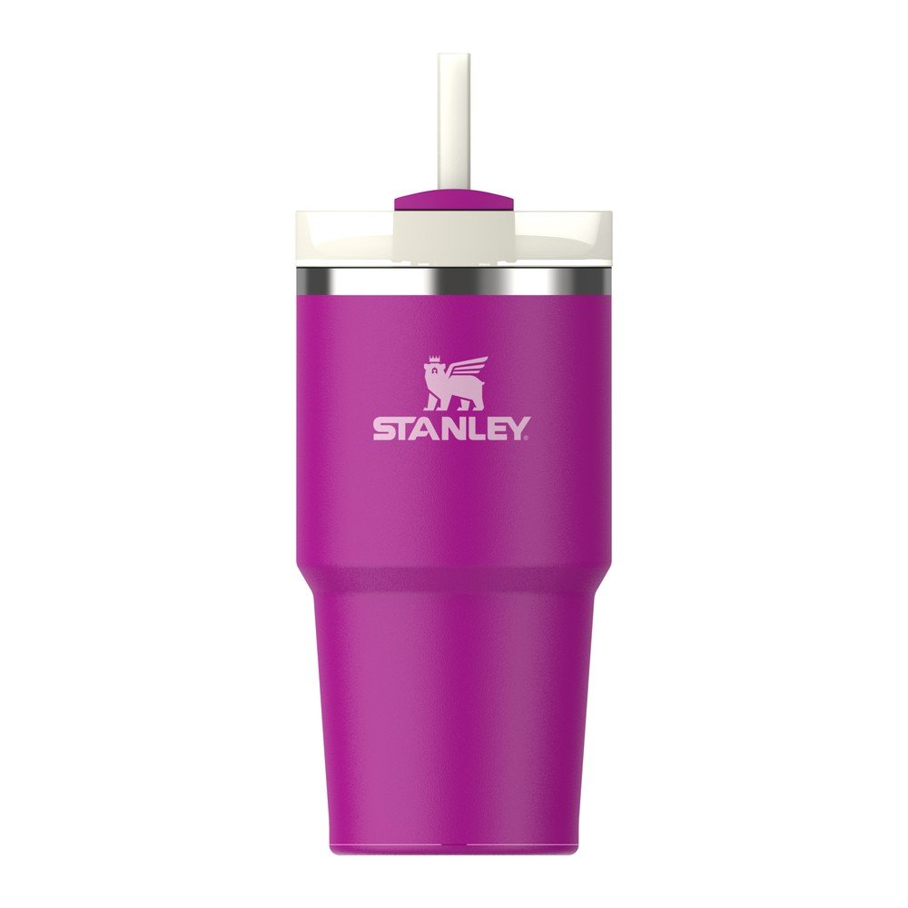 Rózsaszín termosz szívószállal 600 ml Quencher H2.O FlowState – Stanley