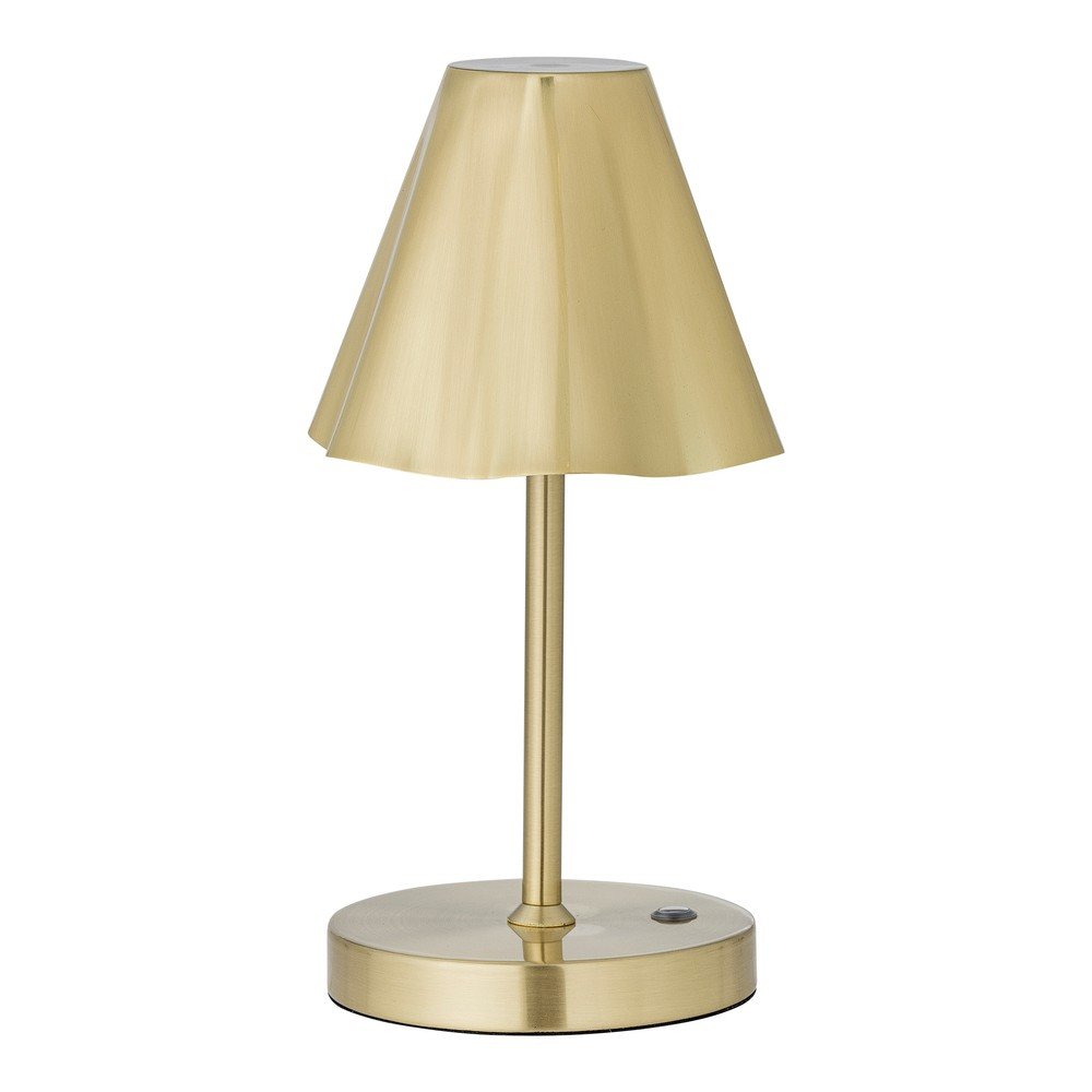 Sárgaréz színű LED asztali lámpa fém búrával (magasság 28 cm) Lianna – Bloomingville