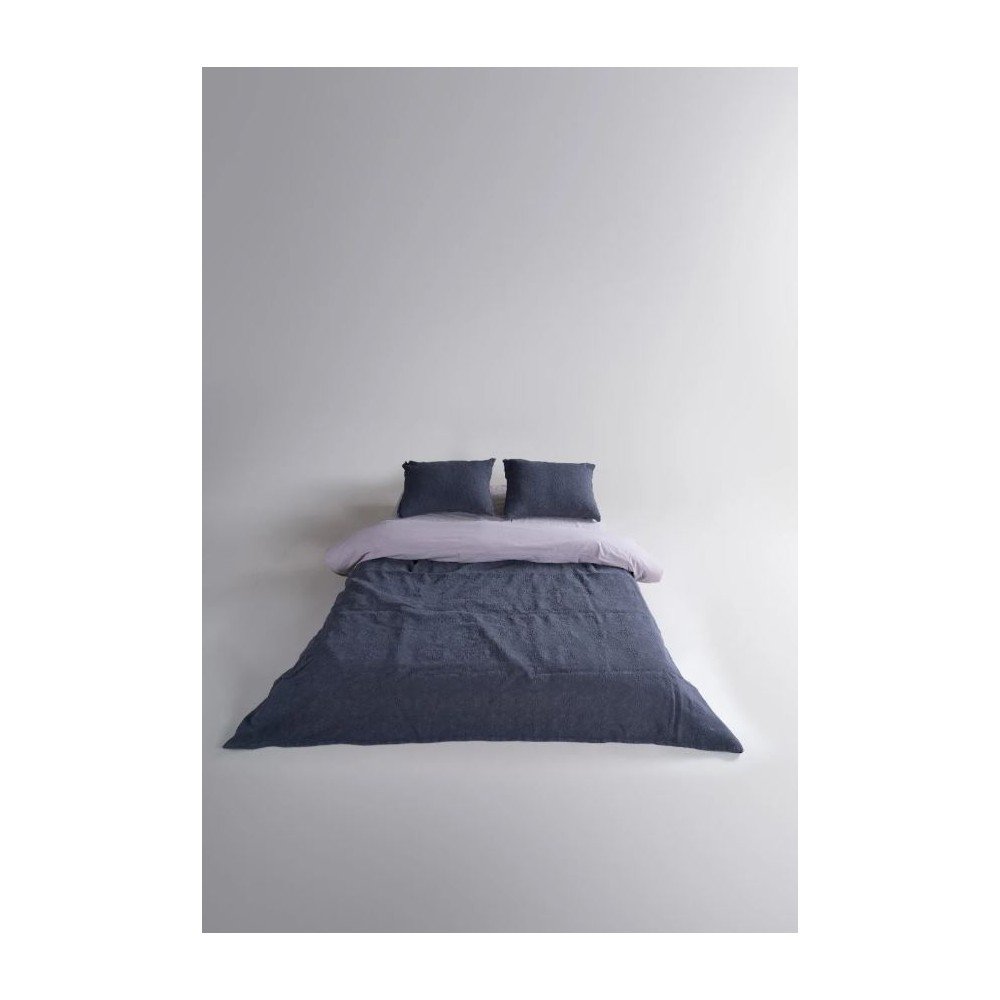 Sötétszürke jacquard ágytakaró és párnahuzat szett 180x240 cm Jacquard – Mila Home Luxury