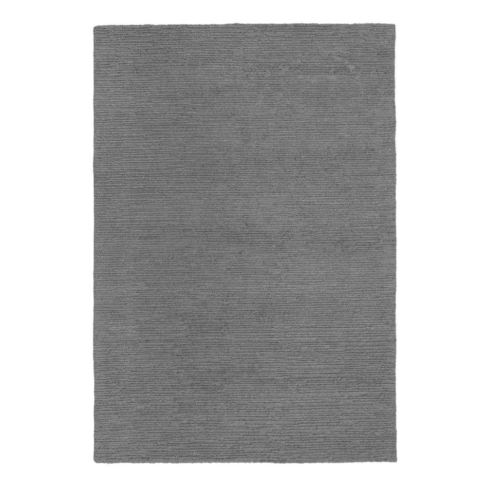Szürke kézi szövésű gyapjú szőnyeg 120x170 cm Harris Boucle – Flair Rugs