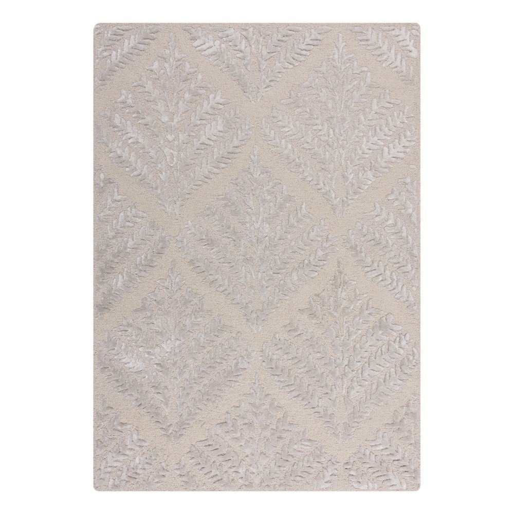 Szürkésbézs kézi szövésű gyapjúkeverék szőnyeg 120x170 cm Sloane – Flair Rugs