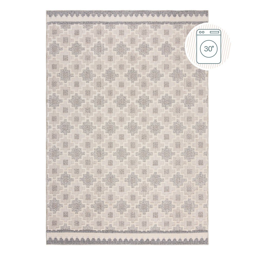 Szürkésbézs mosható szőnyeg 155x230 cm Graysen – Flair Rugs