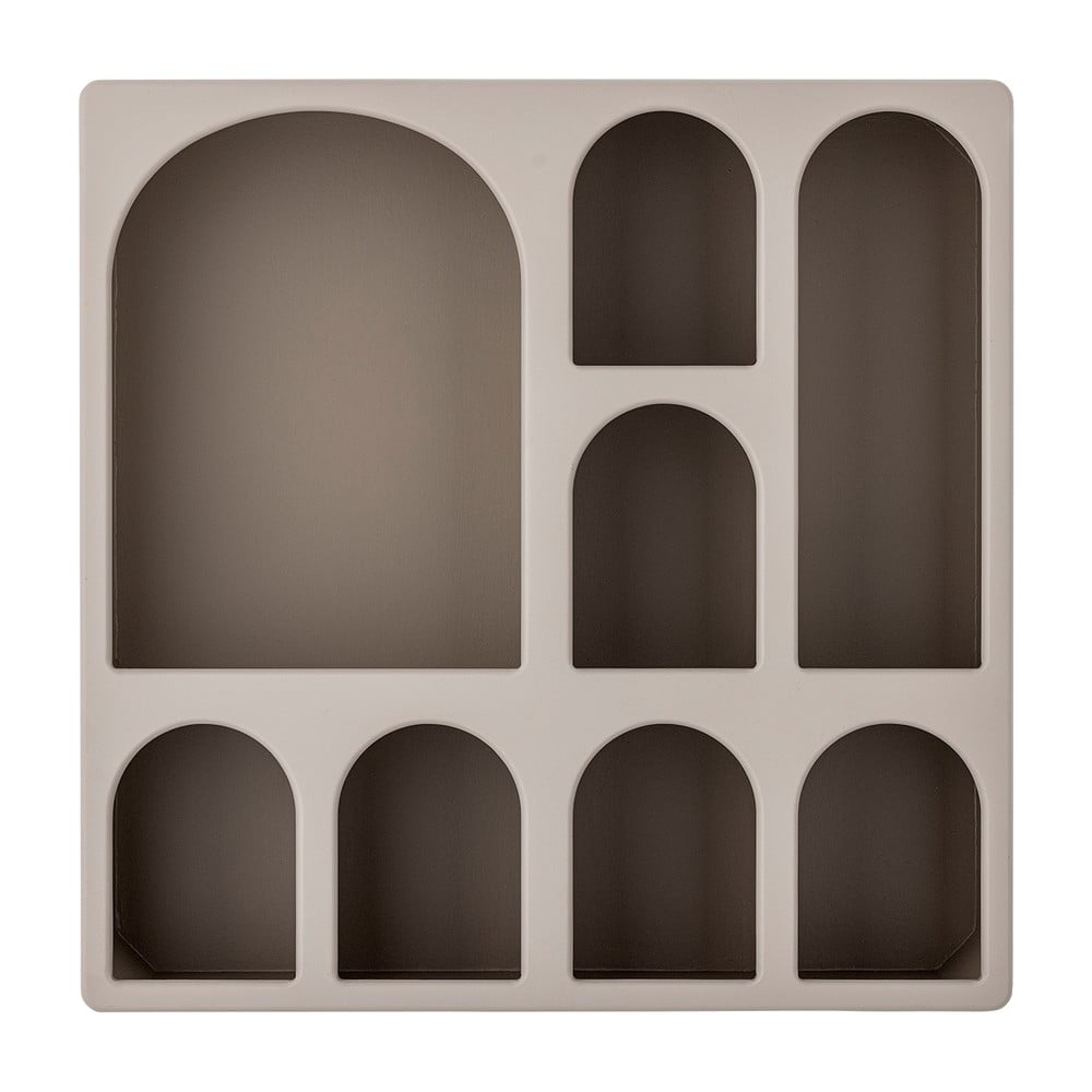 Szürkésbézs többszintes fali polc 48 cm Graphia – Bloomingville